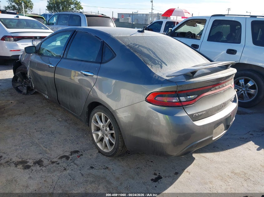 Vin: 1c3cdfch7dd198472, lot: 46410136, dodge dart limited 20133