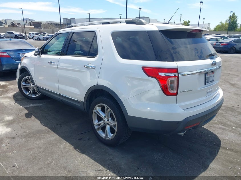 Vin: 1fm5k7f8xdgc81173, lot: 46410169, ford explorer limited 20133