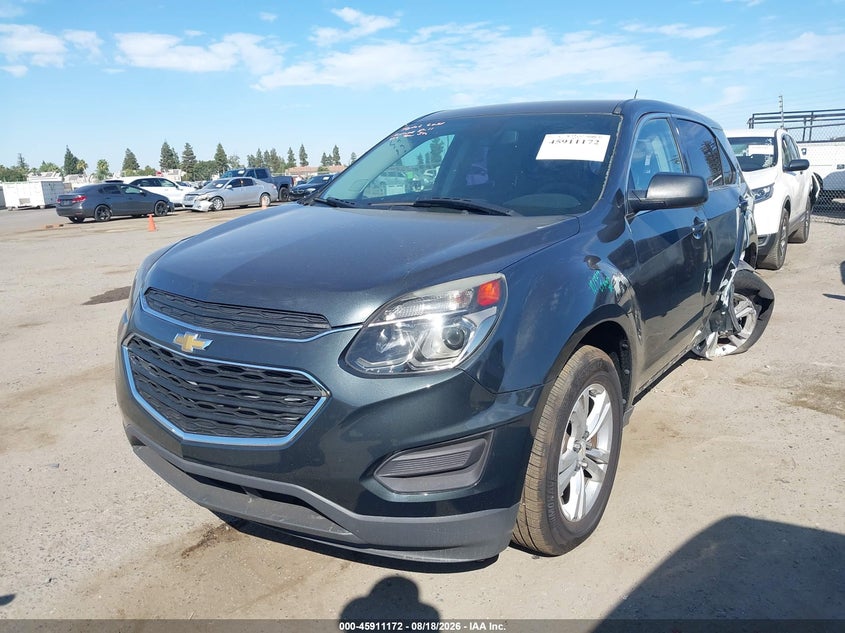2017 Chevrolet Equinox, Левый зад, IAAI, VIN 2GNALBEK7H1513500 — фото 2