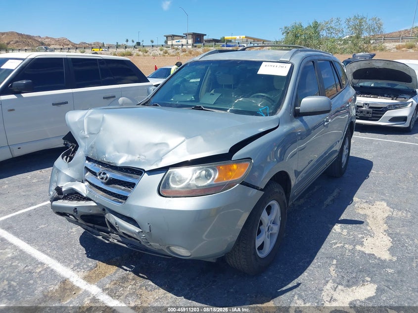 2007 Hyundai Santa Fe, Обычный износ, IAAI, VIN 5NMSG13D27H054595 — фото 2