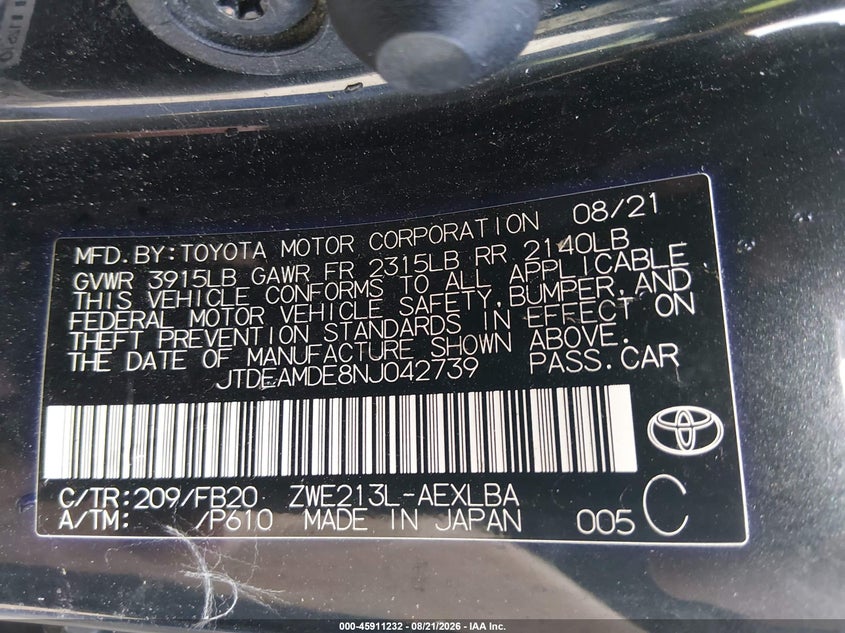 TOYOTA COROLLA - zdjęcie 9