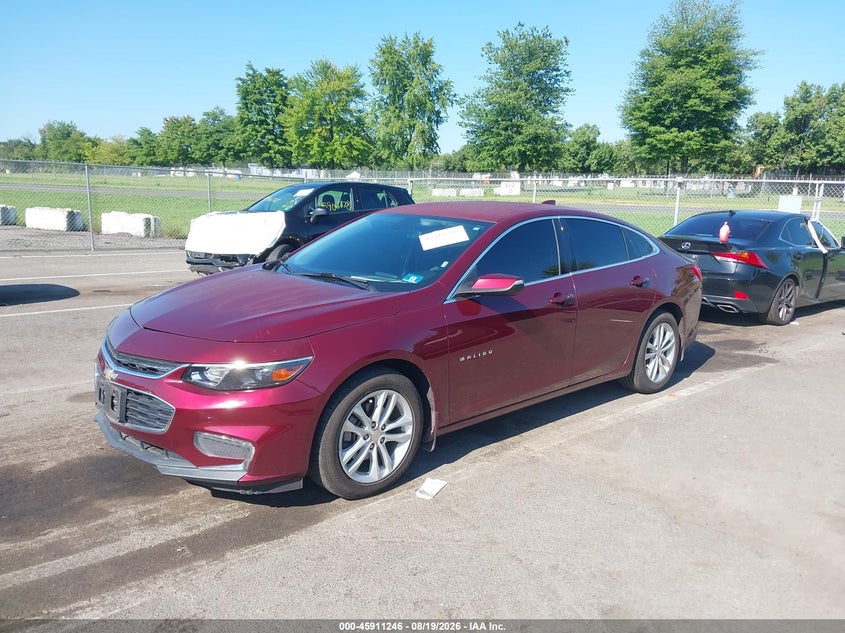 2016 Chevrolet Malibu, Right Side, IAAI, VIN 1G1ZE5ST4GF196702 — photo 2