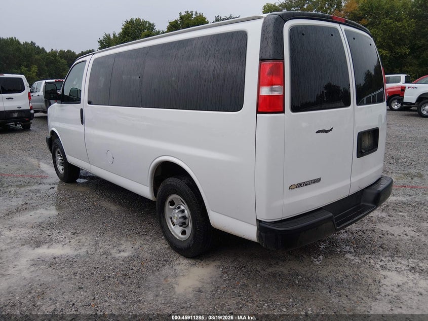 Vin: 1gawgefpxl1256449, lot: 46410353, chevrolet express passenger rwd 2500 regular wheelbase ls 20203