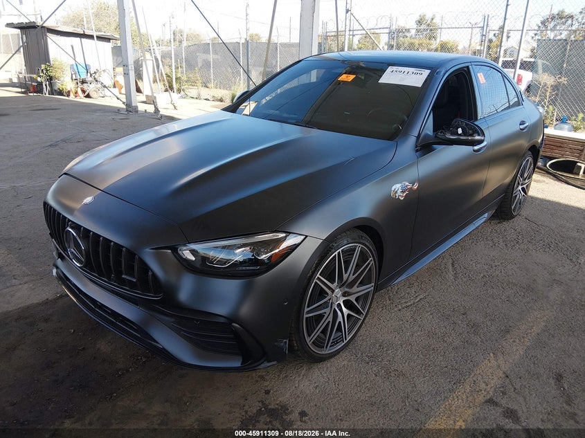 Vin: w1kaf8hb5tr325773, lot: 46410377, mercedes-benz amg c 43 4matic 20262