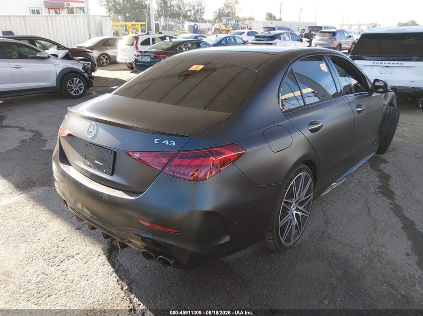Vin: w1kaf8hb5tr325773, lot: 46410377, mercedes-benz amg c 43 4matic 20264