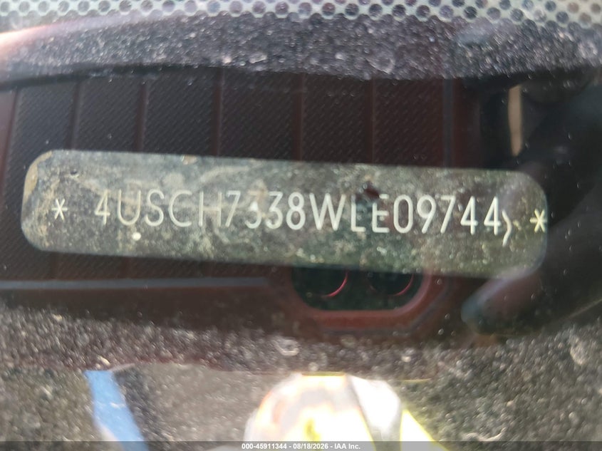 BMW Z3 1998 VIN 4USCH7338WLE09744
