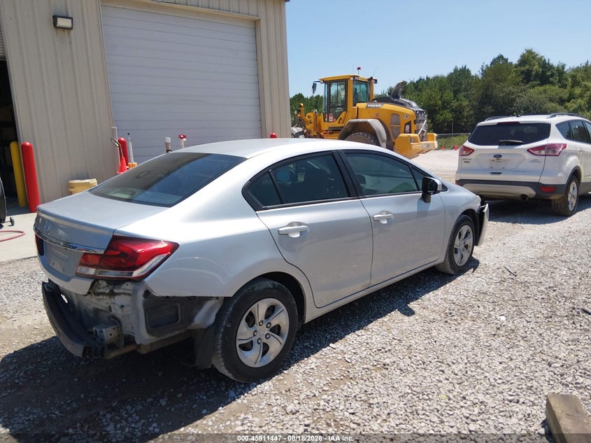 2014 HONDA CIVIC SEDAN 1.8L I-4 VVT, 143HP