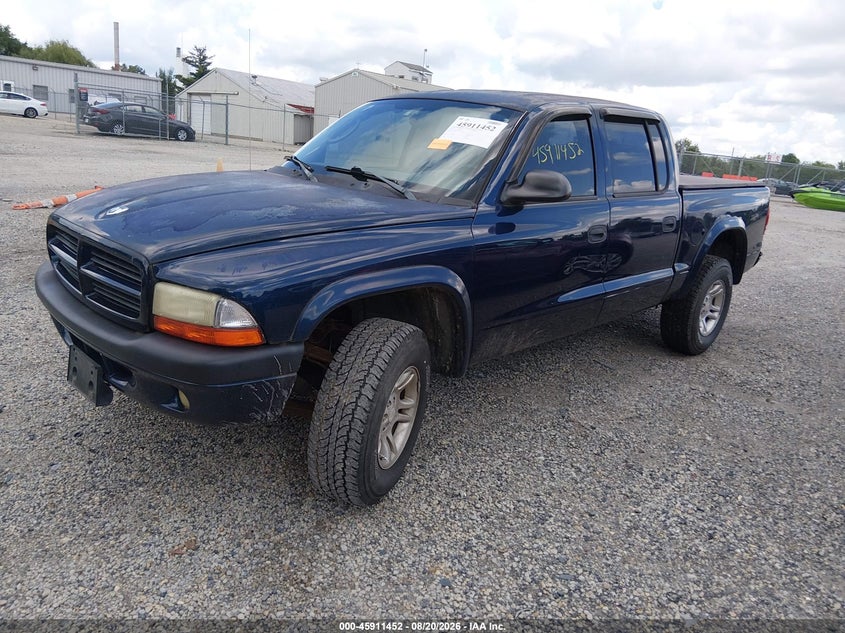 2002 Dodge Dakota, Обычный износ, IAAI, VIN 1B7HG38N82S646233 — фото 2