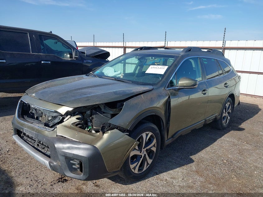2021 Subaru Outback, Front End, IAAI, VIN 4S4BTANC1M3107650 — photo 2