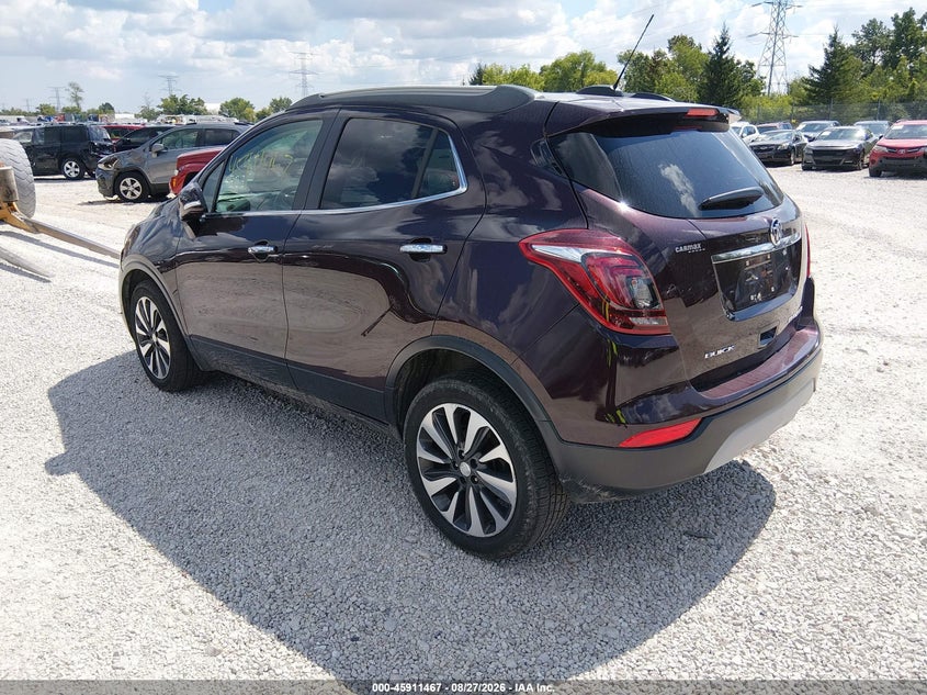 Vin: kl4cjcsmxhb227668, lot: 46410535, buick encore essence 20173