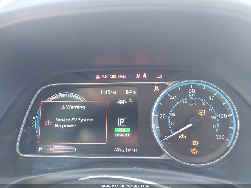 2018 NISSAN LEAF auction photo 7