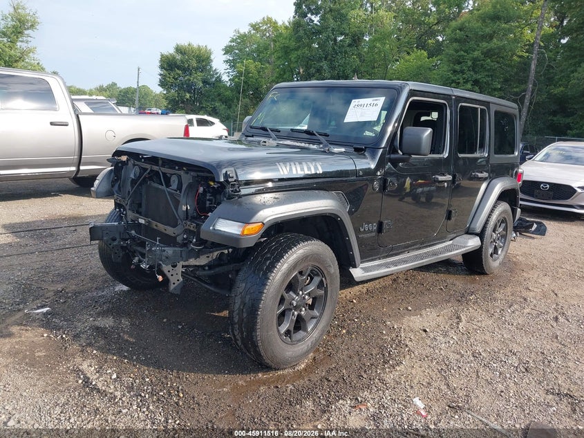 2022 JEEP WRANGLER UNLIMITED auction photo 2