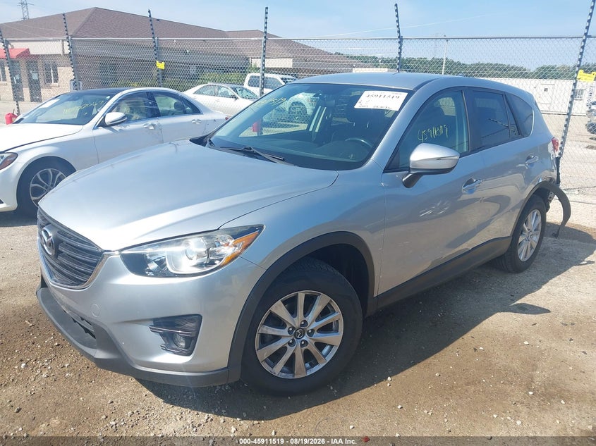 2016 Mazda CX-5, Left Rear, IAAI, VIN JM3KE4CY3G0829424 — photo 2