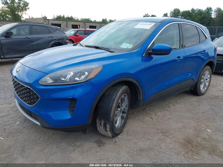 2020 Ford Escape, Right Rear, IAAI, VIN 1FMCU9G66LUC66616 — photo 2