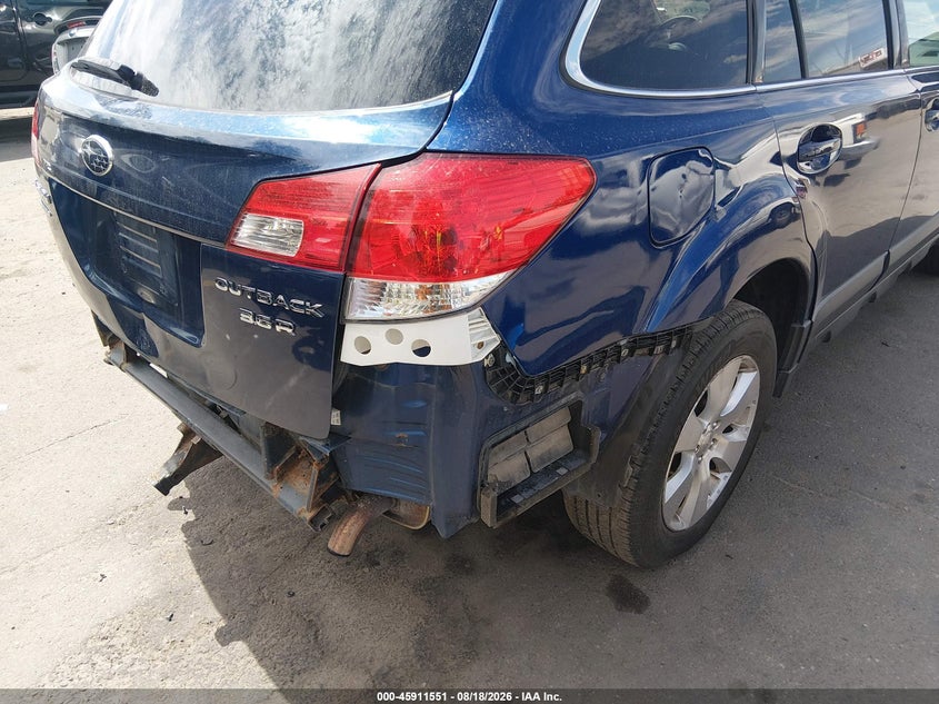 2011 SUBARU OUTBACK SPORT UTILITY VEHICLE 3.6L H-6 DOHC, VVT, 256HP