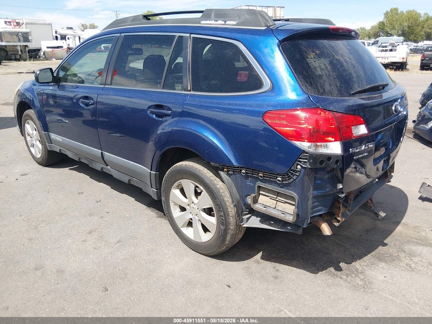 2011 SUBARU OUTBACK SPORT UTILITY VEHICLE 3.6L H-6 DOHC, VVT, 256HP