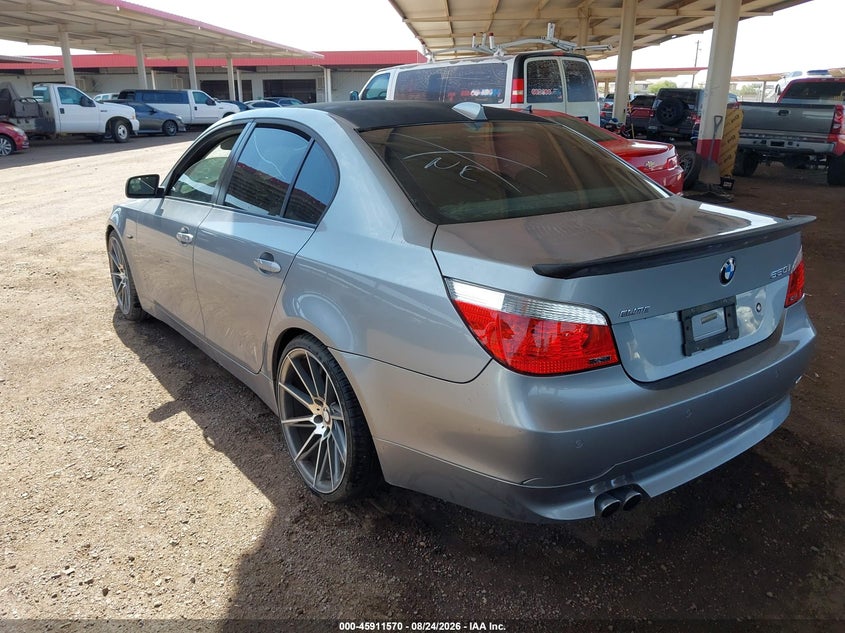 BMW 550I 2007 VIN WBANB535X7CP05415