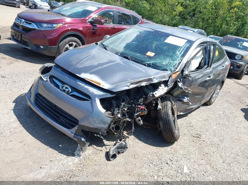 2014 Hyundai Accent, Left Front, IAAI, VIN KMHCT4AE1EU686809 — photo 2