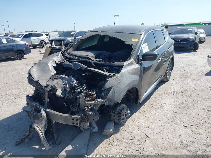 2016 Nissan Murano, Повністю згоріле, IAAI, VIN 5N1AZ2MGXGN153071 — фото 2