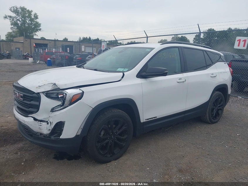2021 GMC Terrain, Front End, IAAI, VIN 3GKALVEV4ML382303 — photo 2