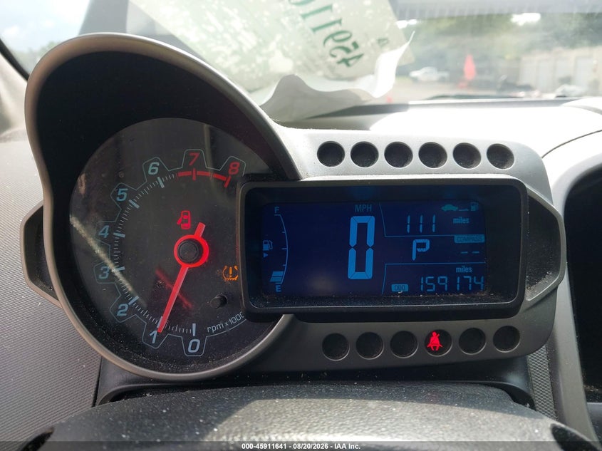 CHEVROLET SONIC 2016 VIN 1G1JC6SG1G4152325