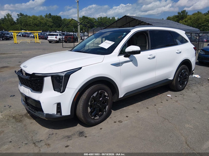 2025 Kia Sorento, Front End, IAAI, VIN 5XYRL4JC3SG397246 — photo 2