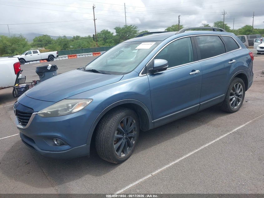 2014 Mazda CX-9, Right Front, IAAI, VIN JM3TB2DV0E0435172 — photo 2