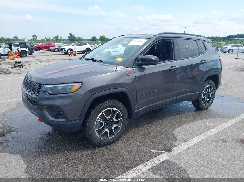 Vin: 3c4njddn4rt168398, lot: 46410735, jeep compass trailhawk 4x4 20242