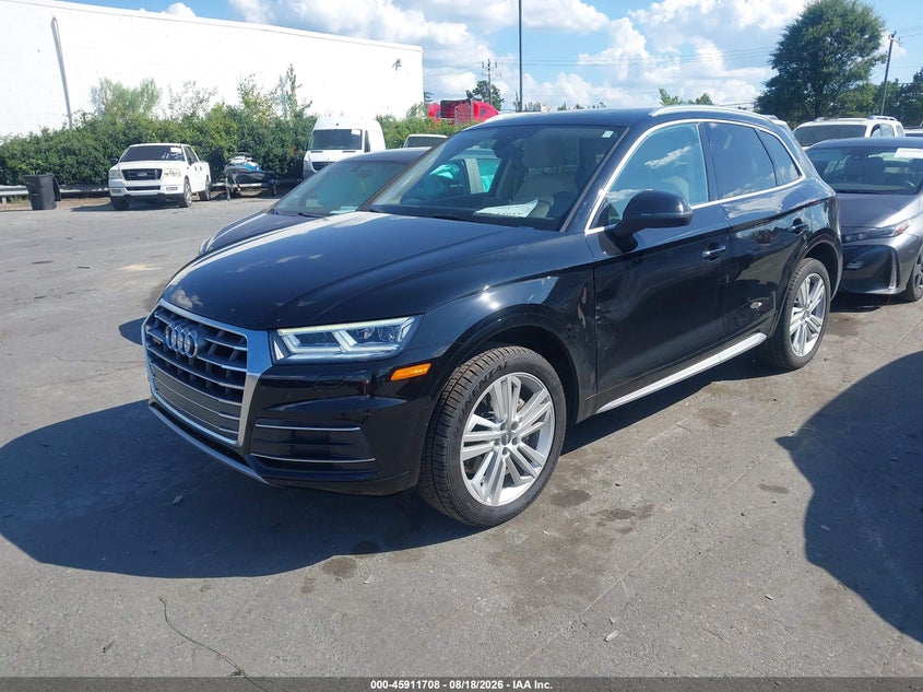 2018 AUDI Q5 SPORT UTILITY VEHICLE 2.0L I-4 DI, DOHC, VVT, TURBO, 252HP