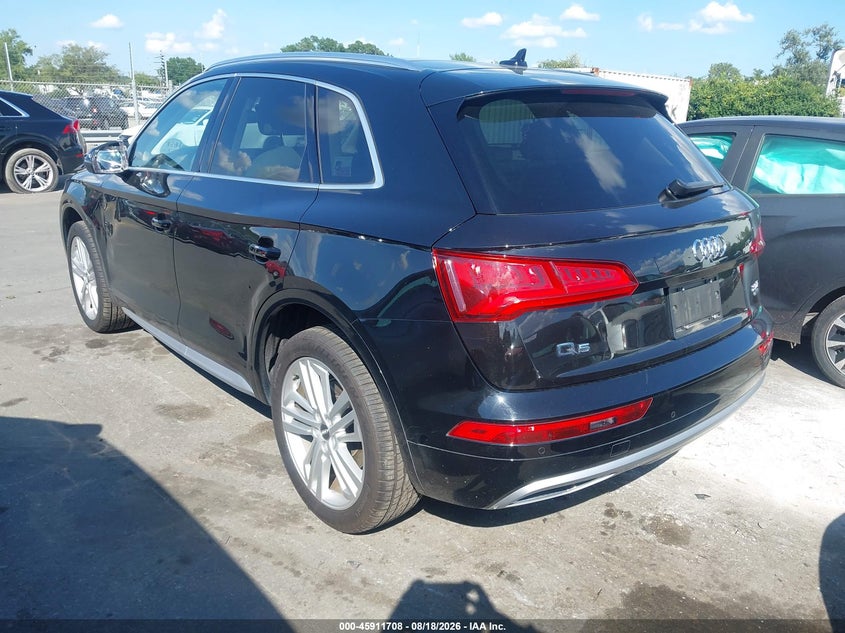 2018 AUDI Q5 SPORT UTILITY VEHICLE 2.0L I-4 DI, DOHC, VVT, TURBO, 252HP