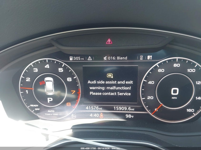 2018 AUDI Q5 SPORT UTILITY VEHICLE 2.0L I-4 DI, DOHC, VVT, TURBO, 252HP