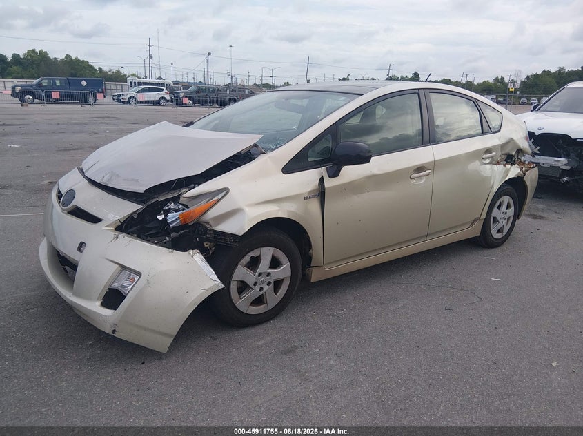 2010 Toyota Prius, Front End, IAAI, VIN JTDKN3DU1A0174508 — photo 2