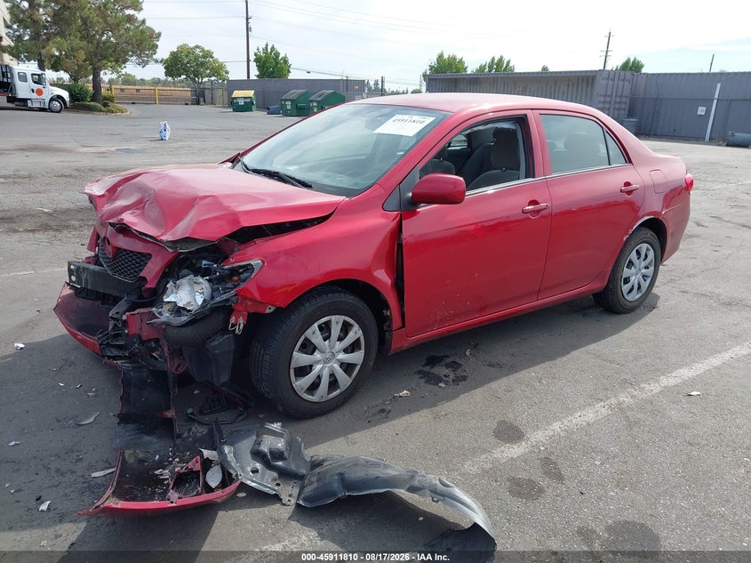 2010 Toyota Corolla, Front End, IAAI, VIN 1NXBU4EE9AZ313451 — photo 2