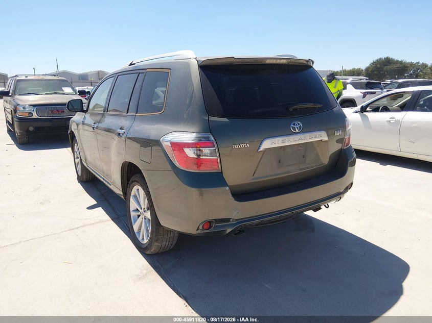 2008 TOYOTA HIGHLANDER HYBRID auction photo 3