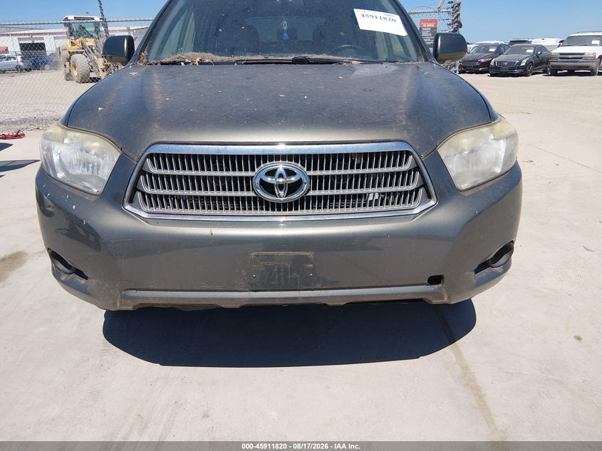 2008 TOYOTA HIGHLANDER HYBRID auction photo 6
