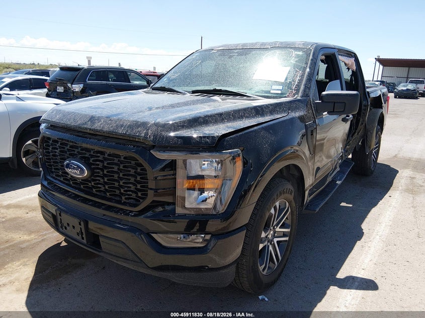 2023 Ford F-150, Лівий бік, IAAI, VIN 1FTEW1CP4PKF98644 — фото 2