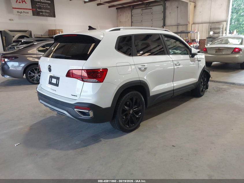 Vin: 3vvnx7b26pm318903, lot: 46410928, volkswagen taos 1.5t se 20234