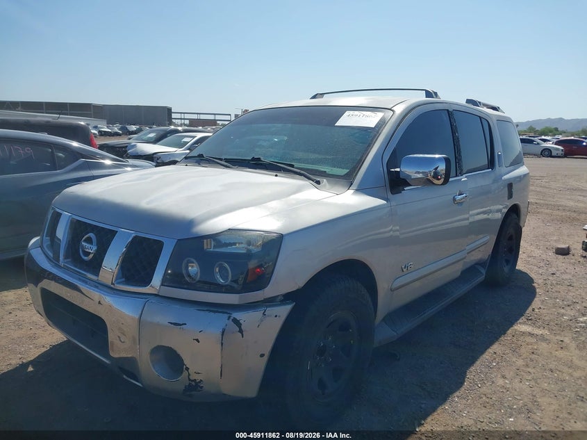 2006 Nissan Armada, Обычный износ, IAAI, VIN 5N1AA08A76N733829 — фото 2
