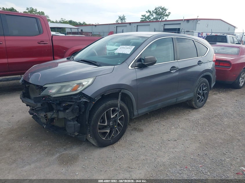 2016 Honda CR-V, Front End, IAAI, VIN 2HKRM4H48GH610218 — photo 2