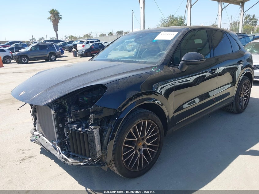 2023 Porsche Cayenne, Front End, IAAI, VIN WP1AA2AY5PDA04256 — photo 2