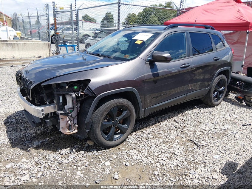 2018 Jeep Cherokee, Удар спереди, IAAI, VIN 1C4PJMCB1JD501733 — фото 2