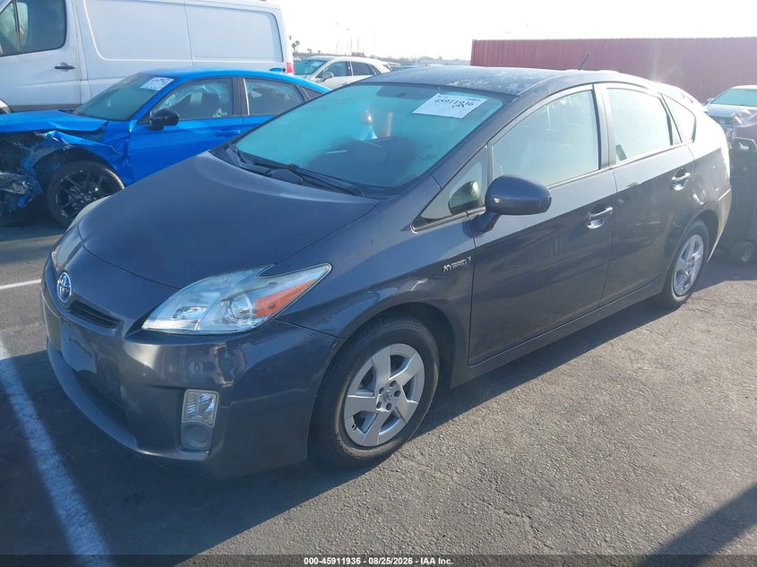 2011 Toyota Prius, Угон, IAAI, VIN JTDKN3DU0B0287643 — фото 2