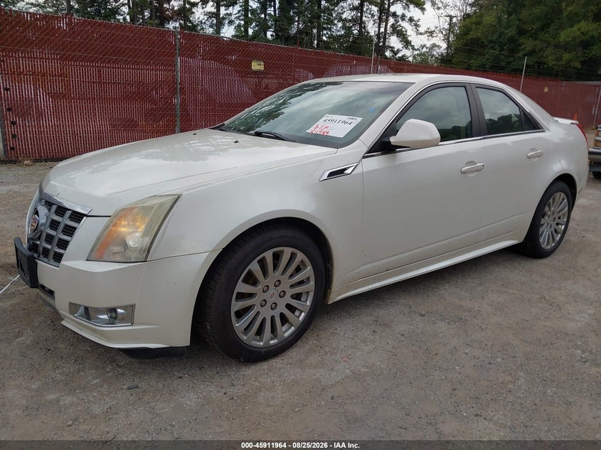 2013 Cadillac CTS, Удар спереди, IAAI, VIN 1G6DP5E38D0142134 — фото 2