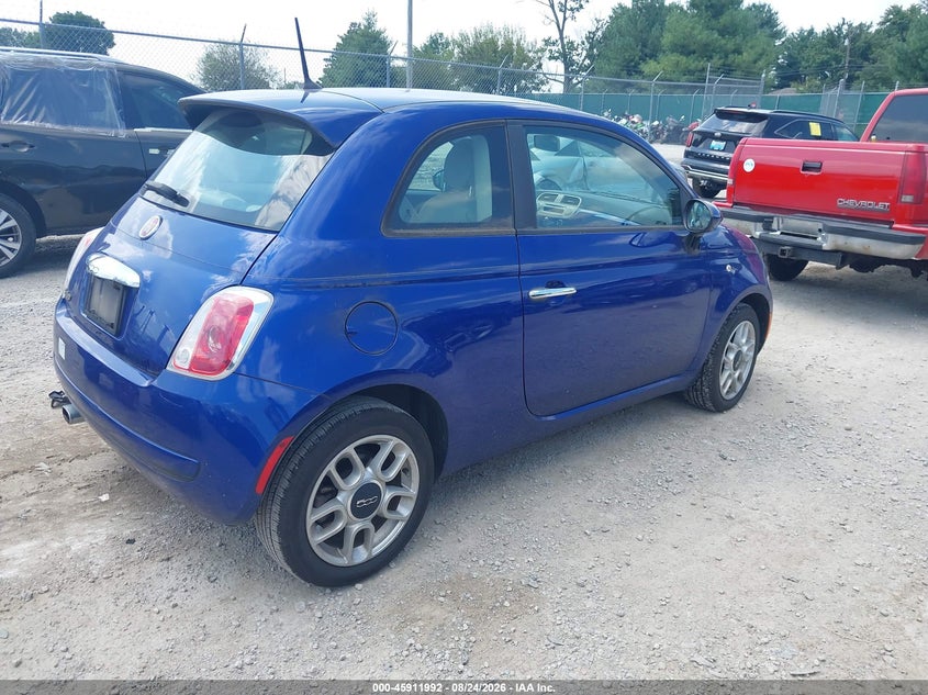Vin: 3c3cffar1dt515386, lot: 46411060, fiat 500 pop 20134