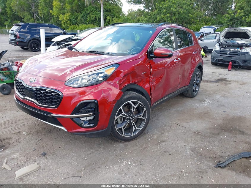2022 Kia Sportage Sx Turbo, Левый бок, IAAI, VIN KNDPRCA69N7992999 — фото 2
