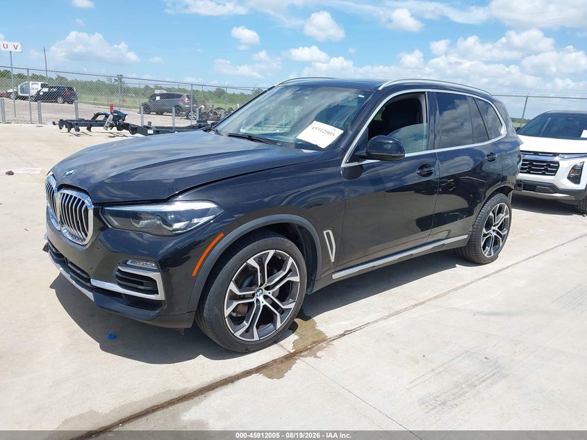 2020 BMW X5, Rear, IAAI, VIN 5UXCR4C06L9B09103 — photo 2