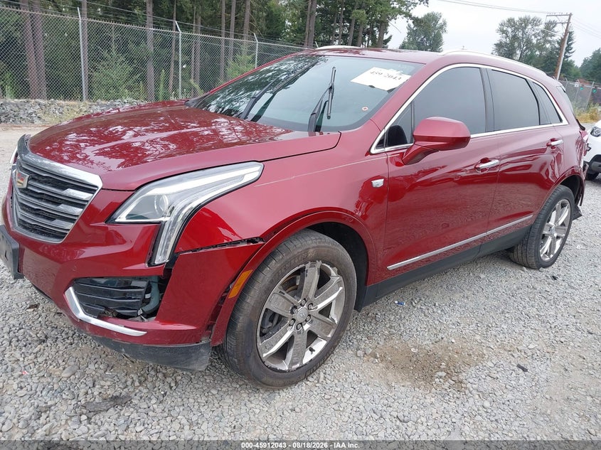 2017 Cadillac XT5, Rear, IAAI, VIN 1GYKNBRS0HZ140402 — photo 2