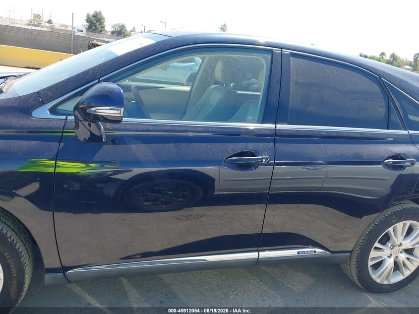 LEXUS RX 450H 2010 VIN JTJZB1BA7A2002702