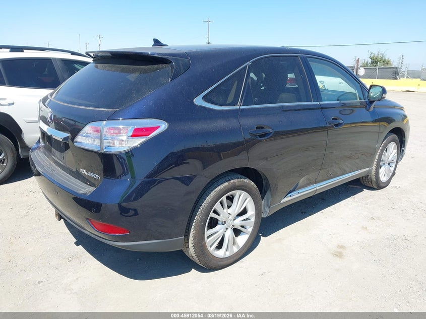 2010 LEXUS RX 450H auction photo 4