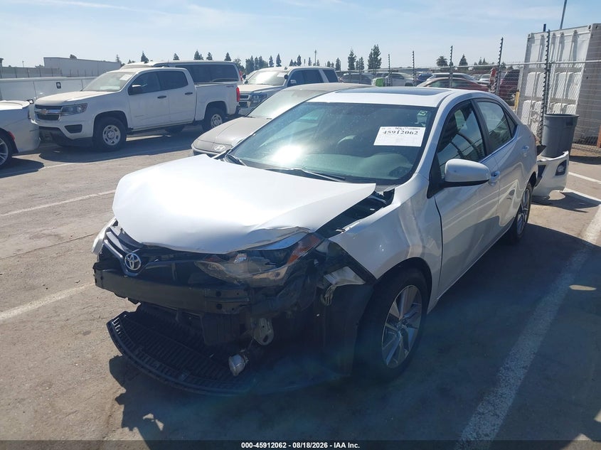2015 Toyota Corolla, Удар спереди, IAAI, VIN 5YFBPRHE4FP205456 — фото 2
